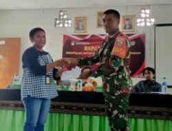 Babinsa Waingapu Hadiri Rapat Pleno Terbuka Rekapitulasi Daftar Pemilih Sementara Hasil Perbaikan (DPSHP) Tingkat Kelurahan
