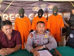 3 Tersangka Curi Mesin Pompa Air Tambak Diamankan Polisi