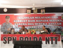 Kapolda Ingatkan Siswa SPN Polda NTT untuk Pegang Teguh Nilai-Nilai Pancasila