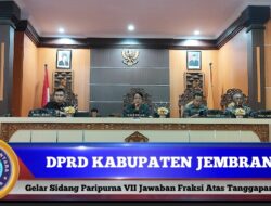 Berita Video: Sidang Paripurna VII DPRD Kabupaten Jembrana Masa Sidang II Tahun 2022/2023 Jawaban Fraksi Atas Tanggapan Bupati