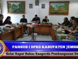 Berita Video : Pansus I DPRD Kabupaten Jembrana Gelar Rapat Harnonisasi Penyusunan Ranperda Pembangunan Daerah