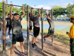 Anggota Kodim 1601/SumbaTimur Gelar Garjas Periodik Semester I TA 2023