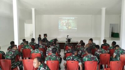 Melalui Vicon, Dandim 1601/SumbaTimur Beserta Prajurit Peringati HUT Kodam IX/Udayana Yang Ke 66 Tahun 2023