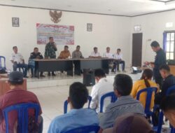 Babinsa Hadiri Rapat Pleno Terbuka Rekapitulasi Daftar Pemilih Sementara Hasil Perbaikan