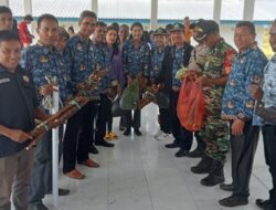 Babinsa Koramil 01/Lewa Menghadiri Acara Pembukaan Pasar Letis