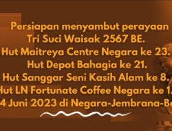 Berita Video : Maitreya Centre Negara Siap Sambut Hari Tri Suci Waisak 2567 BE