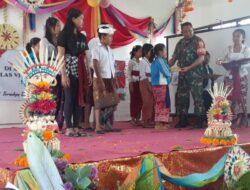 Acara Kelulusan SDN Bayunggede Mendapat Atensi Babinsa Koramil 04/Kintamani