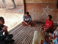 Melalui Komsos Babinsa Himbau Warga Tidak Membakar Lahan