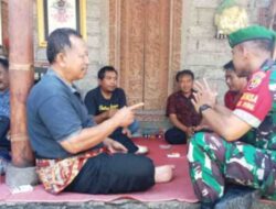 Tingkatkan Hubungan Silahturahmi, Babinsa Anjangsana Ke Rumah Kepala Lingkungan