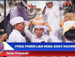 Berita Video : Pujawali Pura Puseh Lan Desa Adat Dauhwaru Jembrana 