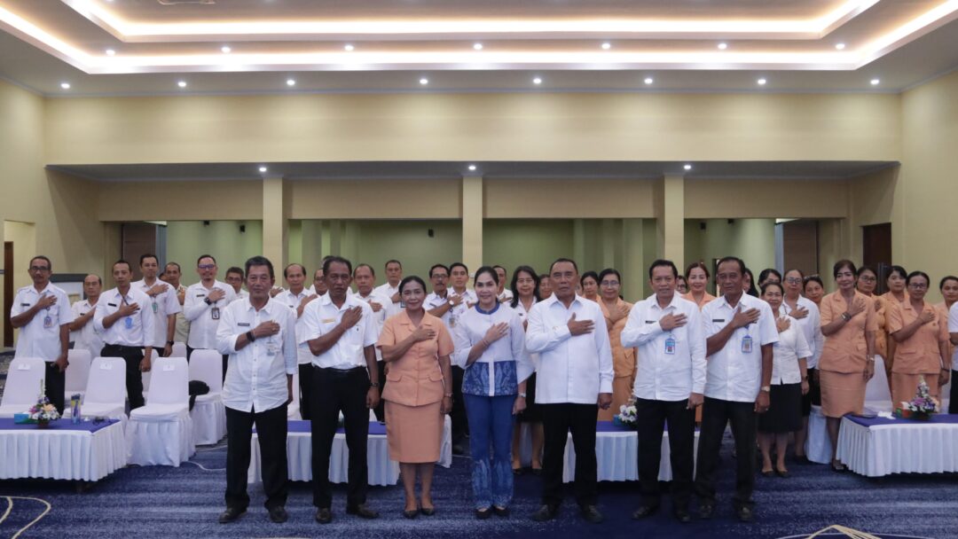 Purna Tugas, Bupati I Nengah Tamba Sampaikan Salam Perpisahan