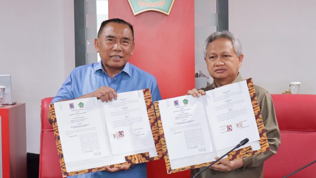 Bupati Tamba Tandatangani MoU Dengan PT Petroil Untuk Pembangunan Kawasan Pelabuhan Gilimanuk