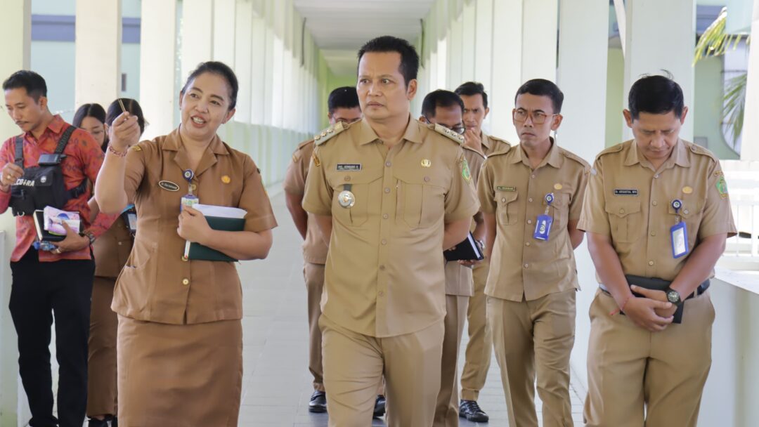 Ngantor Di RSU Negara, Bupati Kembang Fokus Tingkatkan Pelayanan Dan Pendapatan