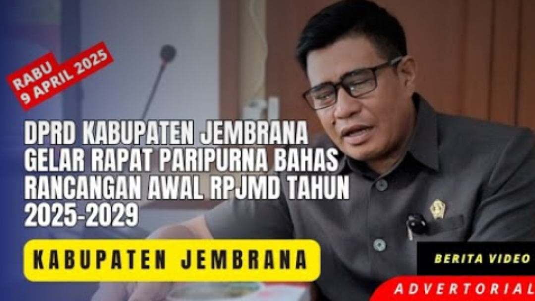 DPRD Kabupaten Jembrana Gelar Rapat Kerja Bersama OPD Terkait Bahas Ranwal RPJMD Tahun 2025-2029