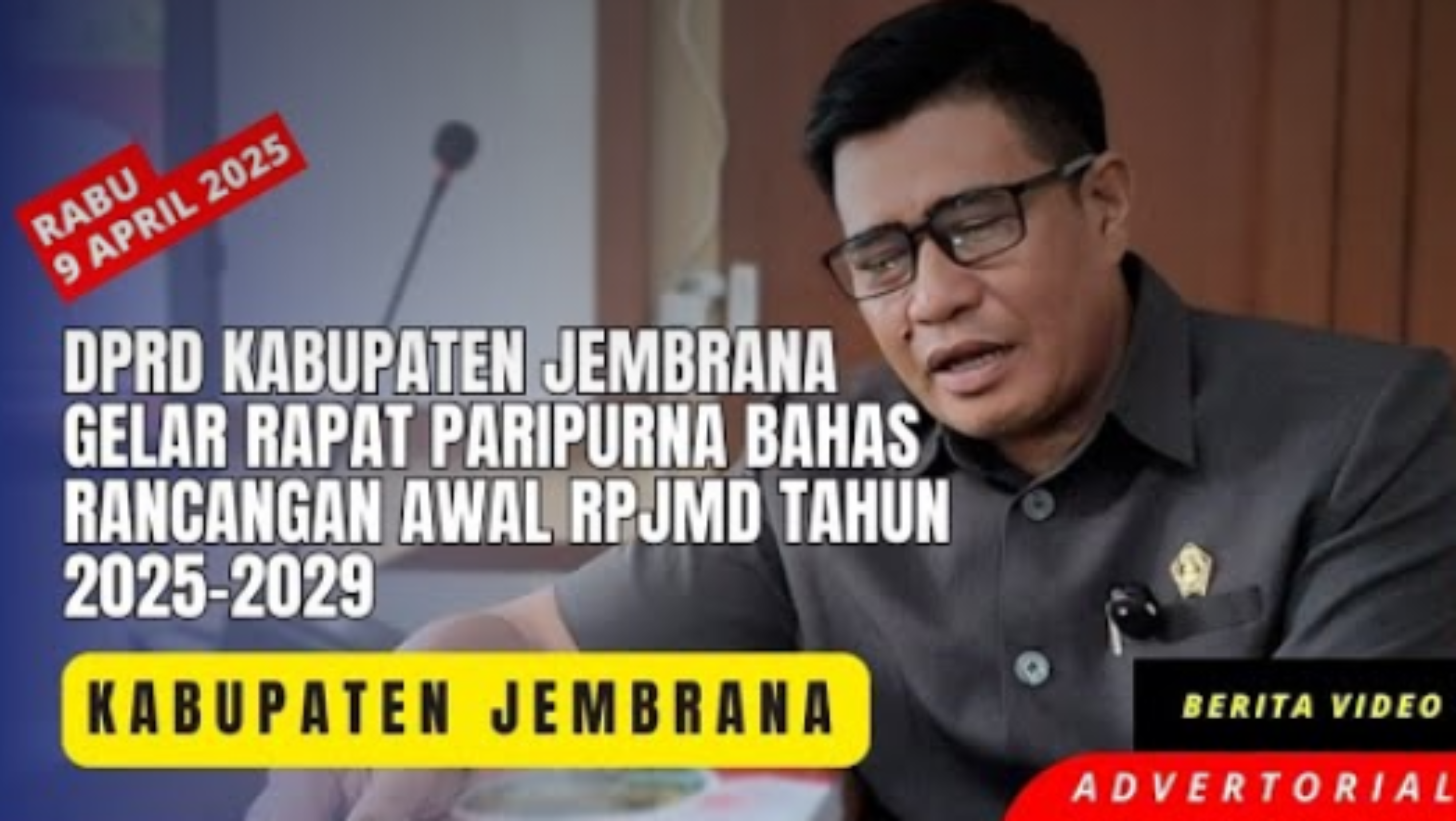 DPRD Kabupaten Jembrana Gelar Rapat Kerja Bersama OPD Terkait Bahas Ranwal RPJMD Tahun 2025-2029