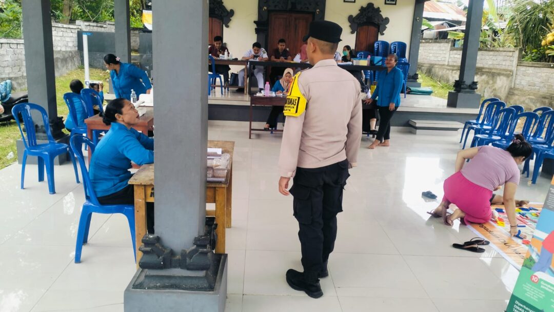 Pelihara Kondusifitas Lingkungan, Bhabinkamtibmas Gilimanuk Laksanakan Sambang Pada Giatan Posyandu