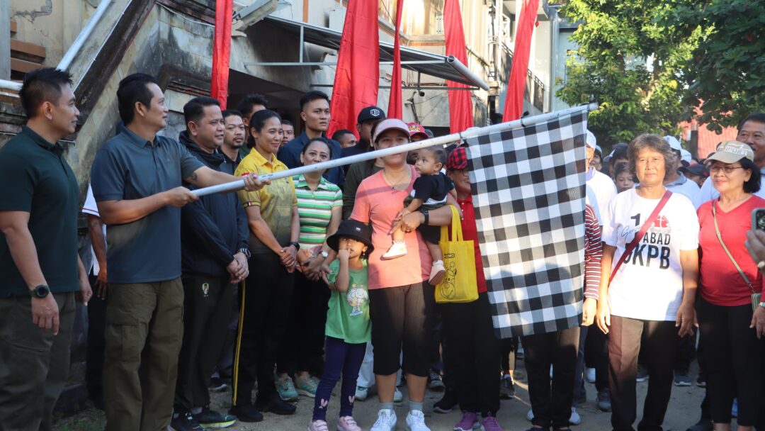 Kapolres Jembrana Hadiri Jalan Santai HUT Ke-71 GKPB Mandira Santi