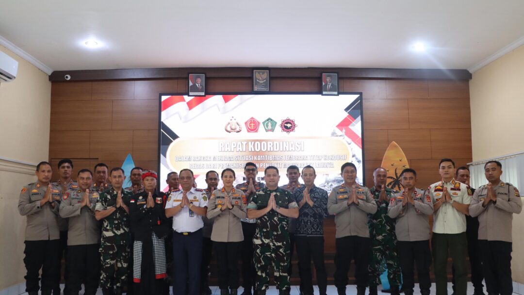 Polres Jembrana Gelar Rakor Bahas Penanganan Premanisme Dan Penyakit Masyarakat