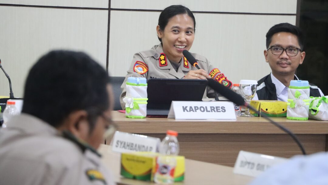 Polres Jembrana Gelar Rapat Koordinasi Jaga Situasi Kondusif di Pelabuhan Gilimanuk
