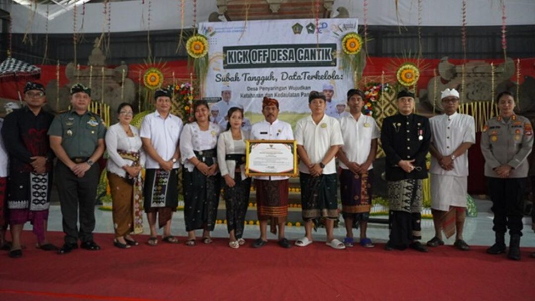 Pentingnya Data Akurat, Bupati Kembang Hartawan Kick Off Desa Penyaringan Sebagai “Desa Cantik”