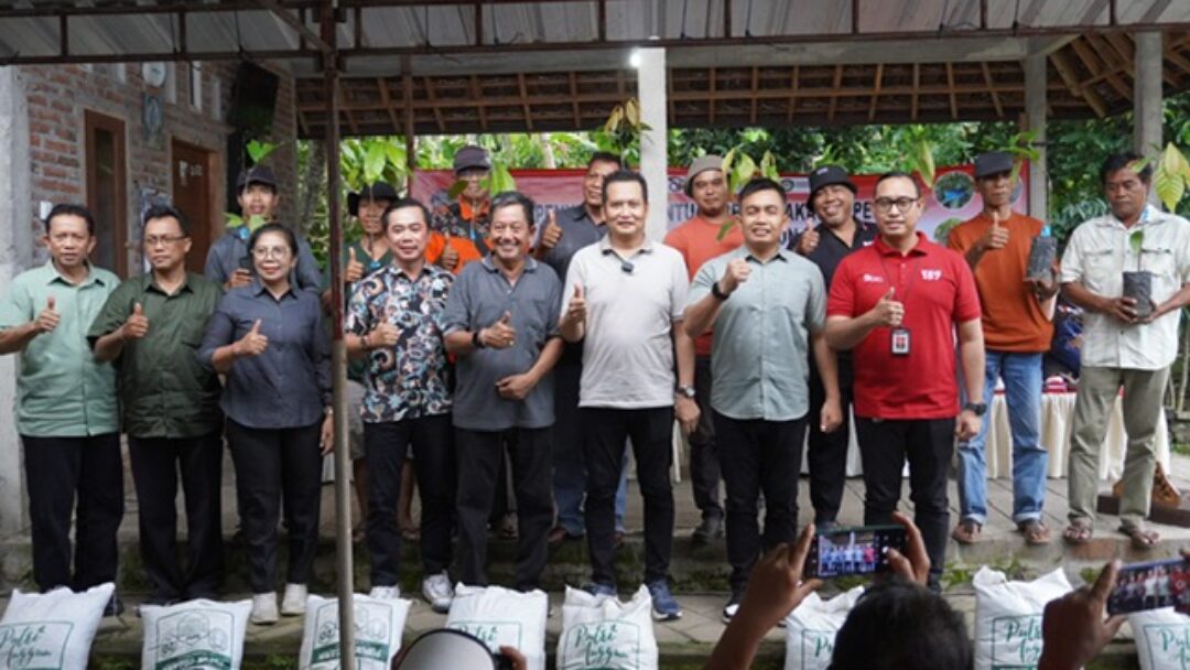 Kembang Ipat Salurkan Ribuan Bibit Kakao Super Dan Pupuk Organik