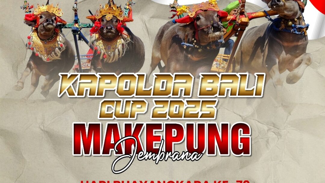 Meriahkan Hari Bhayangkara Ke-79, Polres Jembrana Gelar Lomba Makepung “Kapolda Bali Cup 2025”