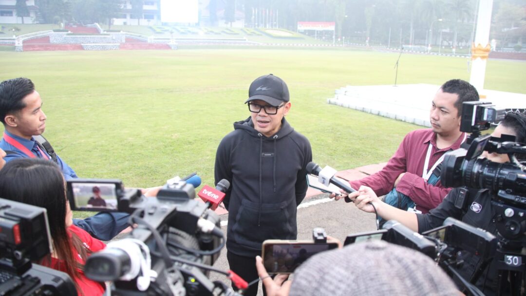 Hari Ketiga Retret Gelombang II, Kepala Daerah Dan Wakil Kepala Daerah Tepat Waktu Ikuti Senam Pagi