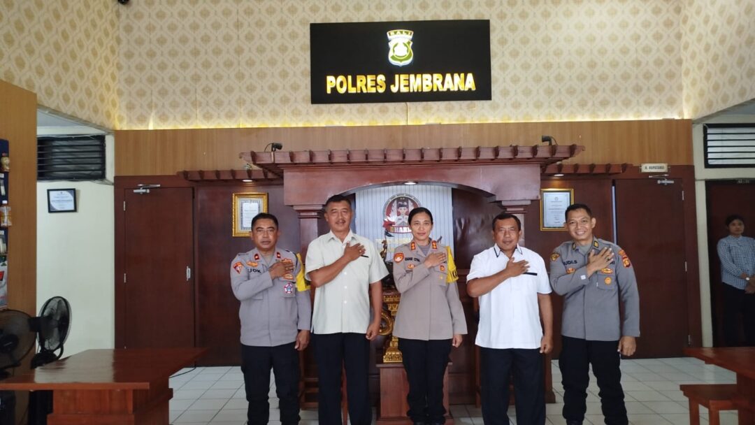 PP Polri Jembrana Audiensi Dengan Kapolres, Bahas Rangkaian HUT Ke-26