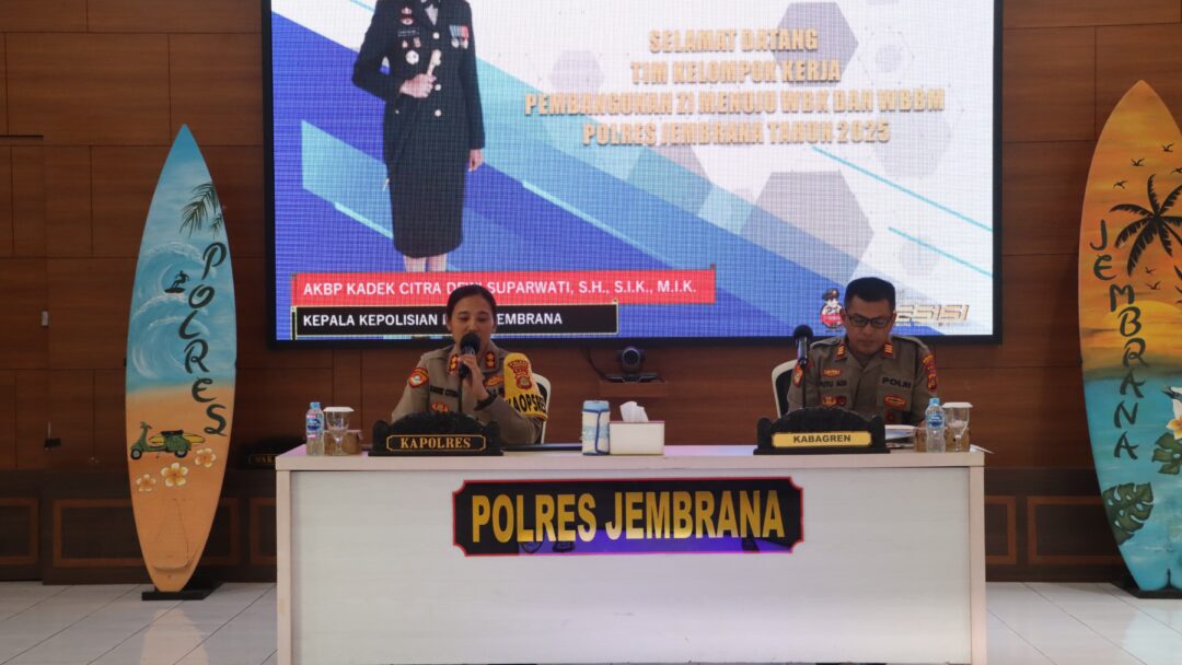 Polres Jembrana Gelar Rapat Anev Survei Yanlik, Tegaskan Komitmen Menuju WBK