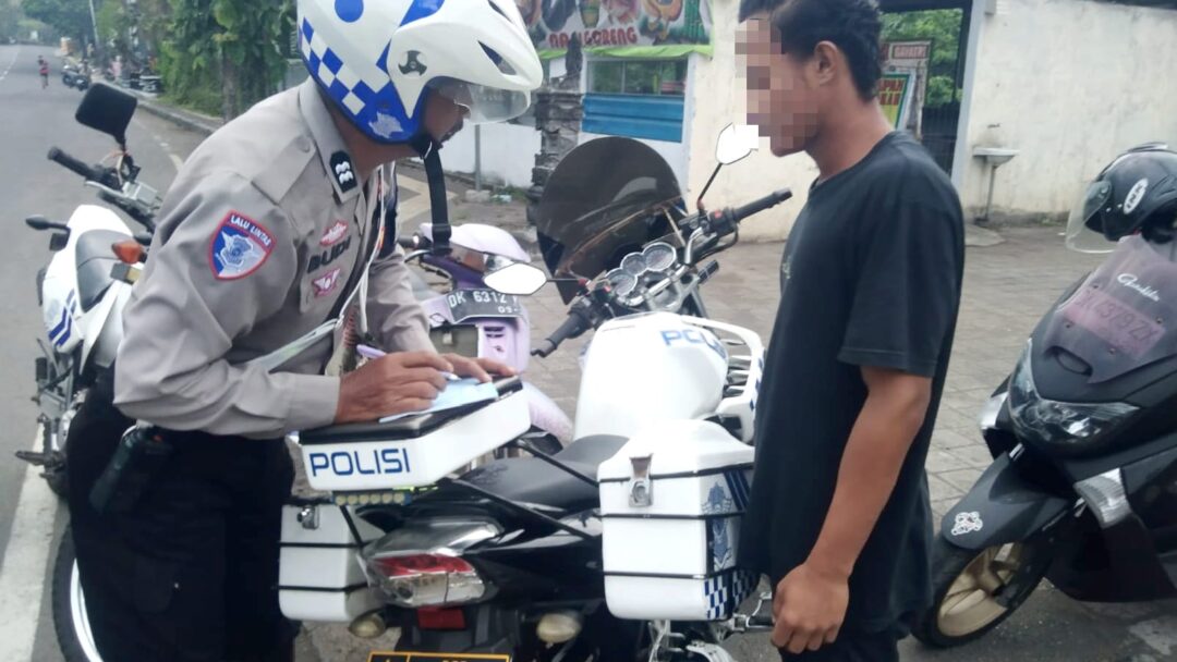 Satgas Gakkum Ops Patuh Agung 2025 Polres Jembrana Gelar Penindakan Di Jalur Rawan Pelanggaran Lalulintas