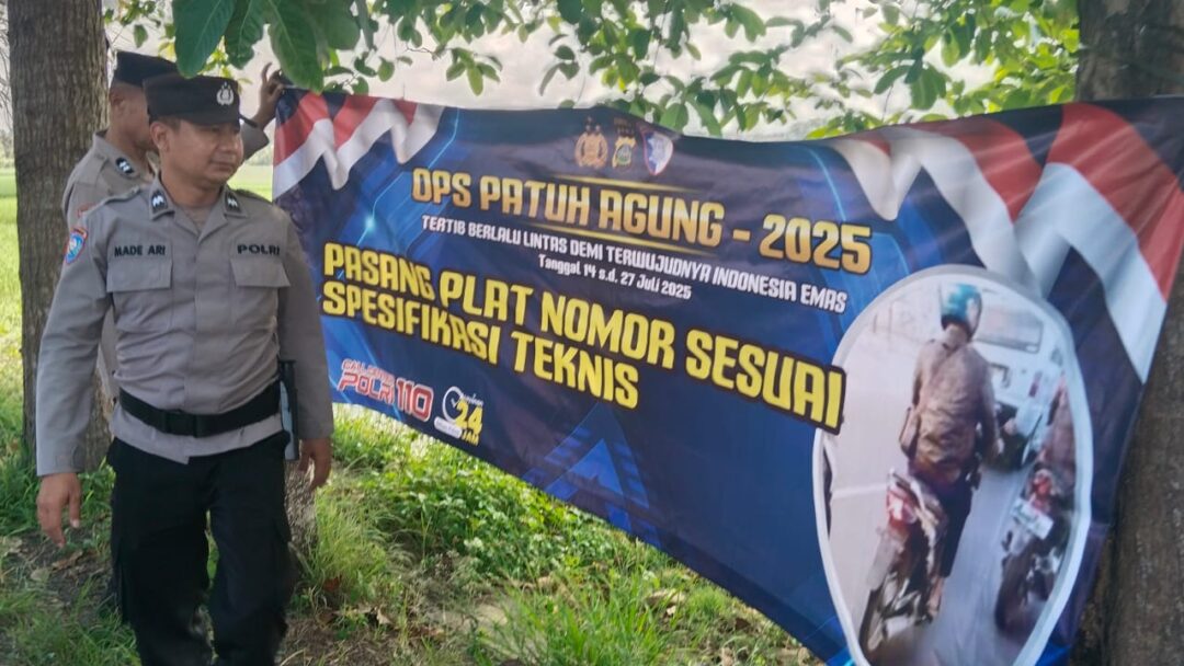 Subsatgas Binluh Ops Patuh Agung 2025 Polres Jembrana Gencar Sosialisasi Di Jalan