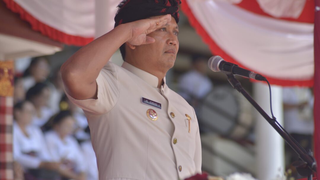Bupati Jembrana I Made Kembang Hartawan Pimpin Upacara Peringatan HUT Ke-80 Republik Indonesia