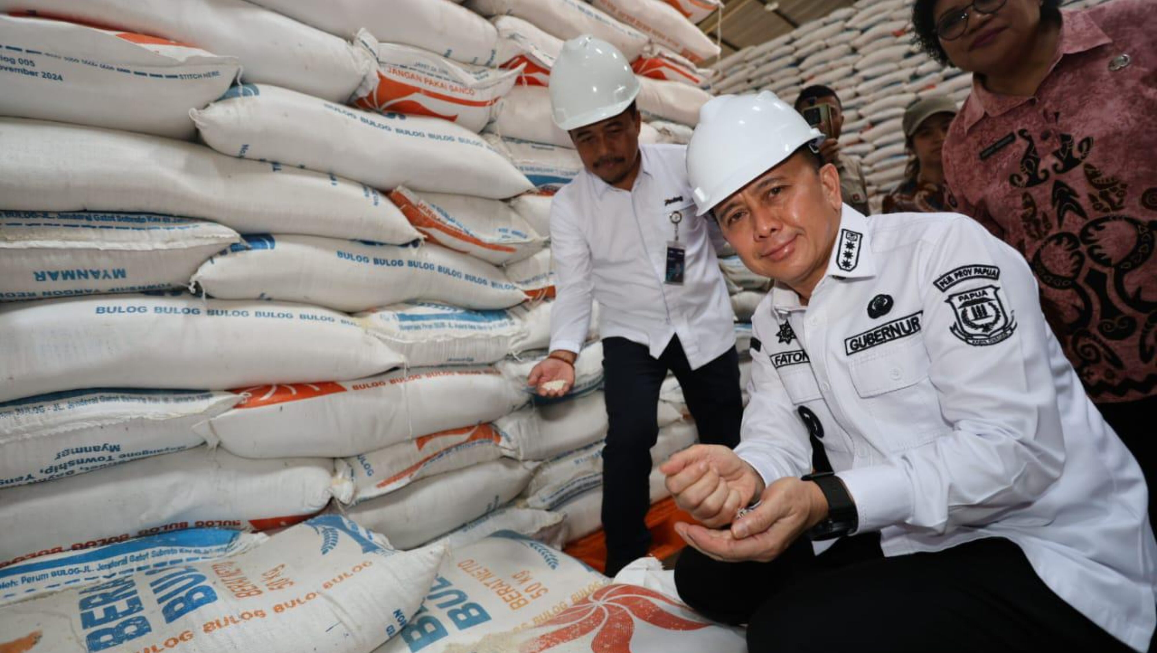 Pj Gubernur Papua Agus Fatoni Pastikan Harga Beras Stabil-Daya Beli Masyarakat Tinggi